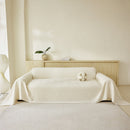 Three Layer Woven Soft Breathable Sofa Cover Blanket, Textured Chevron Couch Cover