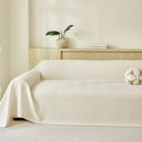 Three Layer Woven Soft Breathable Sofa Cover Blanket, Textured Chevron Couch Cover