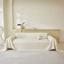 Soft Breathable Sofa Cover Blanket,Botanical Embossed Furniture Protector Throw Cover