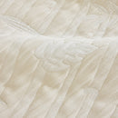 Soft Breathable Sofa Cover Blanket,Botanical Embossed Furniture Protector Throw Cover