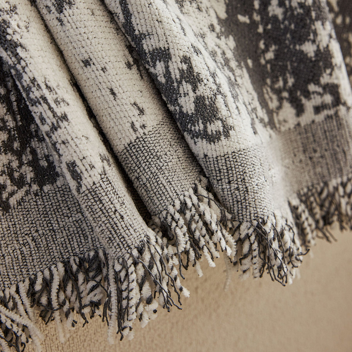 Soft Chenille Sofa Cover, Textured Abstract Couch Protector Cover with Vintage Pattern, photo 6 of 44