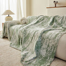 Soft Chenille Sofa Cover, Textured Abstract Couch Protector Cover with Vintage Pattern
