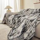 Soft Chenille Sofa Cover, Textured Abstract Couch Protector Cover with Vintage Pattern