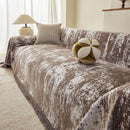 Soft Chenille Sofa Cover, Textured Abstract Couch Protector Cover with Vintage Pattern