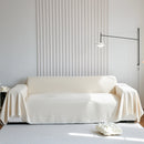 Chenille Thickened Solid Couch Blanket Throws, Reversible Couch Covers for Sectional Couches
