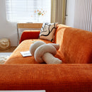 Chenille Thickened Solid Couch Blanket Throws, Reversible Couch Covers for Sectional Couches
