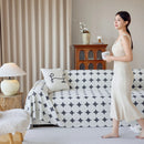 Geometric Jacquard Plush Warm Sofa Couch Cover Coral Fleece Throw Blanket for Couch by Slipcover KAS™