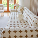Geometric Jacquard Plush Warm Sofa Couch Cover Coral Fleece Throw Blanket for Couch by Slipcover KAS™