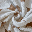 Geometric Jacquard Plush Warm Sofa Couch Cover Coral Fleece Throw Blanket for Couch by Slipcover KAS™