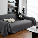 Waterproof Waffle Lattice Sofa Throw, Sofa Towel Cover for Couches, Simple Sofa Cover Blanket