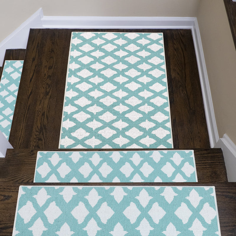 Sussexhome Floral Collection 2 x 3 Foot Heavy Duty Low Pile  Landing Rug Runner