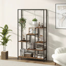 6-Tier Tall Plant Stand 71 Inch Metal Indoor Plant Shelf with 10 Hanging Hooks by LJGDeals