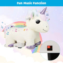6V Electric Animal Ride On Toy with Music and Handlebars-Beige by LJGDeals