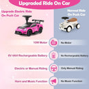 6V Electric Kids Ride on Push Car Maserati Licensed with Foot Pedal and Music by LJGDeals