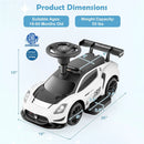 6V Electric Kids Ride on Push Car Maserati Licensed with Foot Pedal and Music by LJGDeals