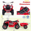 Kids Electric ATV Quad with Detachable Trailer 6V by LJGDeals