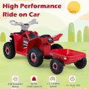 Kids Electric ATV Quad with Detachable Trailer 6V by DirectDeals