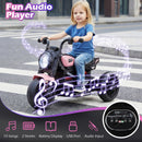 6V Kids Electric Motorcycle with LED Headlight and Music for Toddlers Aged 3-5
