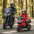6V Kids Motorcycle with Headlights Music and Detachable Training Wheels by LJGDeals