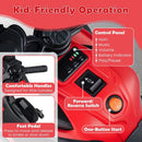 6V Kids Motorcycle with Headlights Music and Detachable Training Wheels by LJGDeals