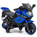 6V Kids Motorcycle with Headlights Music and Detachable Training Wheels by LJGDeals