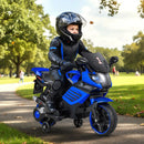 6V Kids Motorcycle with Headlights Music and Detachable Training Wheels by LJGDeals