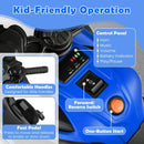 6V Kids Motorcycle with Headlights Music and Detachable Training Wheels by LJGDeals
