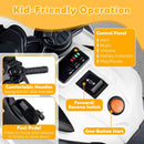 6V Kids Motorcycle with Headlights Music and Detachable Training Wheels by LJGDeals