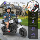 6V Kids Motorcycle with Headlight and Music and Training Wheels by LJGDeals