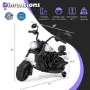6V Kids Motorcycle with Headlight and Music and Training Wheels