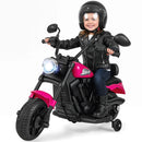 6V Kids Motorcycle with Headlight and Music and Training Wheels by LJGDeals