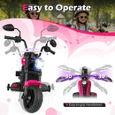 6V Kids Motorcycle with Headlight and Music and Training Wheels by LJGDeals