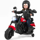 6V Kids Motorcycle with Headlight and Music and Training Wheels by LJGDeals
