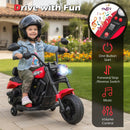 6V Kids Motorcycle with Headlight and Music and Training Wheels by LJGDeals