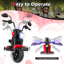 6V Kids Motorcycle with Headlight and Music and Training Wheels