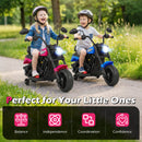 6V Kids Motorcycle with Headlight and Music and Training Wheels