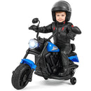 6V Kids Motorcycle with Headlight and Music and Training Wheels by LJGDeals