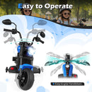 6V Kids Motorcycle with Headlight and Music and Training Wheels