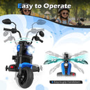6V Kids Motorcycle with Headlight and Music and Training Wheels by LJGDeals