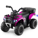 6V Kids Ride On ATV with Spray Function and Storage Box with Music