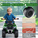 6V Kids Ride On ATV with Spray Function and Storage Box with Music by LJGDeals