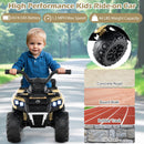 6V Kids Ride On ATV with Spray Function and Storage Box with Music