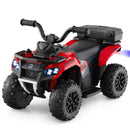 6V Kids Ride On ATV with Spray Function and Storage Box with Music