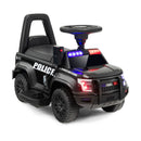 6V Kids Ride On Police Car with Real Megaphone and Siren Flashing Lights by LJGDeals