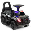 6V Kids Ride On Police Car with Real Megaphone and Siren Flashing Lights by LJGDeals