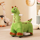 6V Kids Ride on Dinosaur with Foot Pedal and Padded Seat and Music-Green by LJGDeals