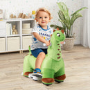 6V Kids Ride on Dinosaur with Foot Pedal and Padded Seat and Music-Green by LJGDeals