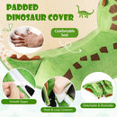 6V Kids Ride on Dinosaur with Foot Pedal and Padded Seat and Music-Green by LJGDeals