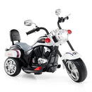 6V Powered Toddler 3-Wheel Motorbike Ride On Toy with Horn and Headlight-Black and White by LJGDeals