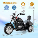3-Wheel Electric Motorcycle Ride-On Toy for Toddlers 3+